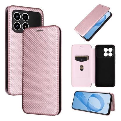 Carbon Fiber Texture Flip Leather Phone Case, For Redmi Turbo 5 Max 5G / Poco X8 Pro Max, For Redmi Turbo 5 5G / Poco X8 Pro, For Redmi Note 15 Pro+ 5G 163.3mm / Poco M8 Pro 5G, For Redmi Note 15 5G / 4G 164mm / Poco M8 5G                              ...