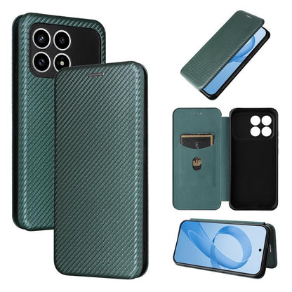 Carbon Fiber Texture Flip Leather Phone Case, For Redmi Turbo 5 Max 5G / Poco X8 Pro Max, For Redmi Turbo 5 5G / Poco X8 Pro, For Redmi Note 15 Pro+ 5G 163.3mm / Poco M8 Pro 5G, For Redmi Note 15 5G / 4G 164mm / Poco M8 5G                              ...