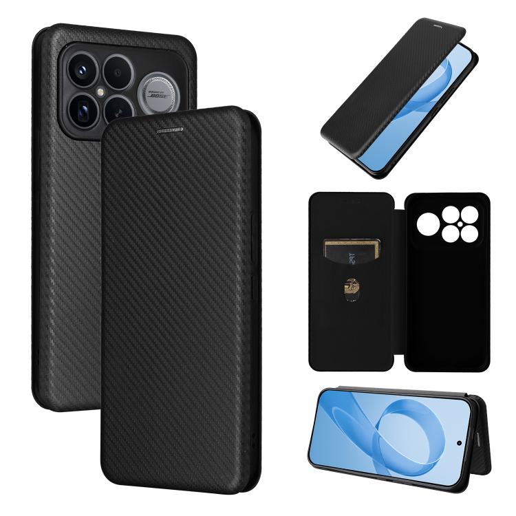 Carbon Fiber Texture Flip Leather Phone Case, For Redmi Turbo 5 Max 5G / Poco X8 Pro Max, For Redmi Turbo 5 5G / Poco X8 Pro, For Redmi Note 15 Pro+ 5G 163.3mm / Poco M8 Pro 5G, For Redmi Note 15 5G / 4G 164mm / Poco M8 5G                              ...
