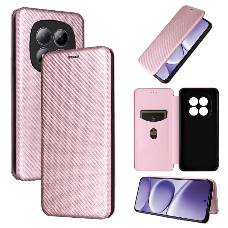 Carbon Fiber Texture Flip Leather Phone Case, For Redmi Turbo 5 Max 5G / Poco X8 Pro Max, For Redmi Turbo 5 5G / Poco X8 Pro, For Redmi Note 15 Pro+ 5G 163.3mm / Poco M8 Pro 5G, For Redmi Note 15 5G / 4G 164mm / Poco M8 5G                              ...