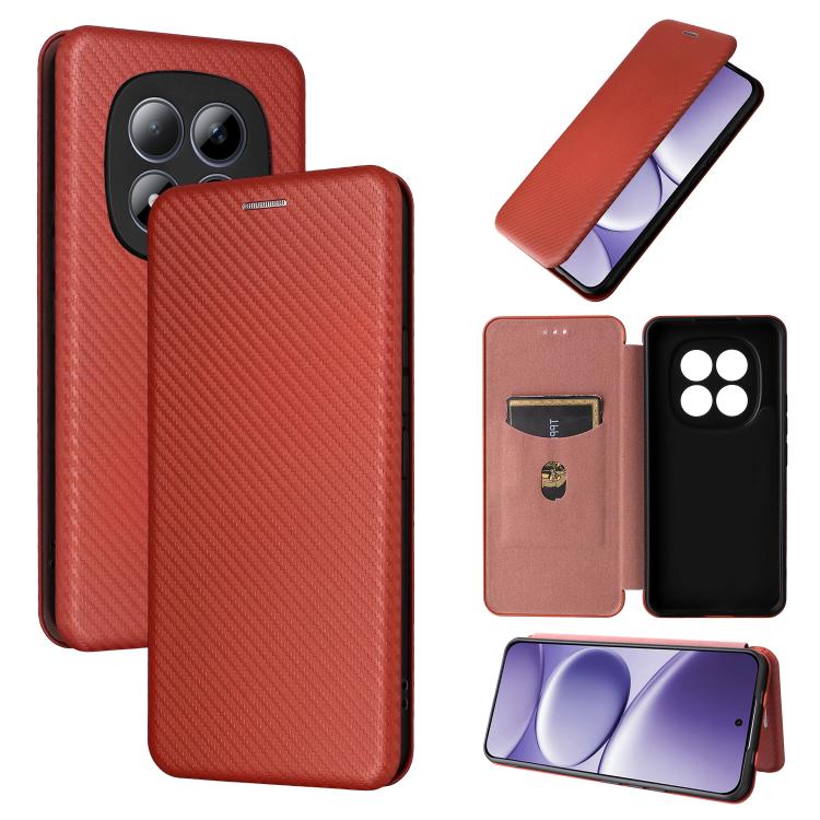 Carbon Fiber Texture Flip Leather Phone Case, For Redmi Turbo 5 Max 5G / Poco X8 Pro Max, For Redmi Turbo 5 5G / Poco X8 Pro, For Redmi Note 15 Pro+ 5G 163.3mm / Poco M8 Pro 5G, For Redmi Note 15 5G / 4G 164mm / Poco M8 5G                              ...