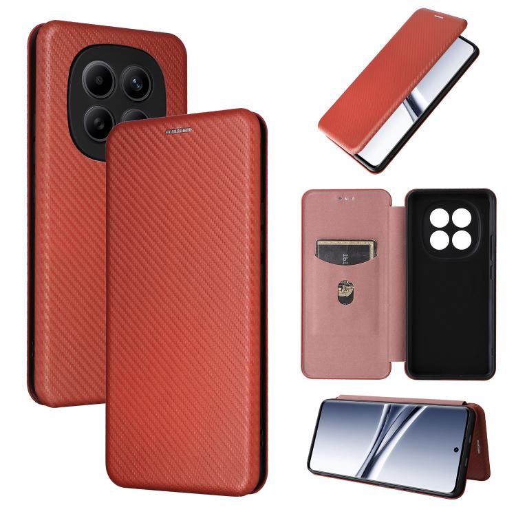 Carbon Fiber Texture Flip Leather Phone Case, For Redmi Turbo 5 Max 5G / Poco X8 Pro Max, For Redmi Turbo 5 5G / Poco X8 Pro, For Redmi Note 15 Pro+ 5G 163.3mm / Poco M8 Pro 5G, For Redmi Note 15 5G / 4G 164mm / Poco M8 5G                              ...