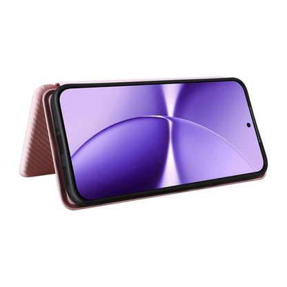 Carbon Fiber Texture Flip Leather Phone Case, For Redmi Turbo 5 Max 5G / Poco X8 Pro Max, For Redmi Turbo 5 5G / Poco X8 Pro, For Redmi Note 15 Pro+ 5G 163.3mm / Poco M8 Pro 5G, For Redmi Note 15 5G / 4G 164mm / Poco M8 5G                              ...