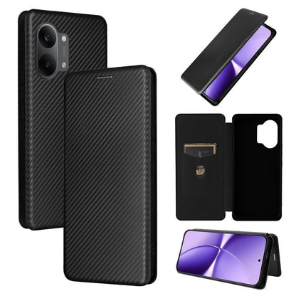Carbon Fiber Texture Flip Leather Phone Case, For Redmi Turbo 5 Max 5G / Poco X8 Pro Max, For Redmi Turbo 5 5G / Poco X8 Pro, For Redmi Note 15 Pro+ 5G 163.3mm / Poco M8 Pro 5G, For Redmi Note 15 5G / 4G 164mm / Poco M8 5G                              ...
