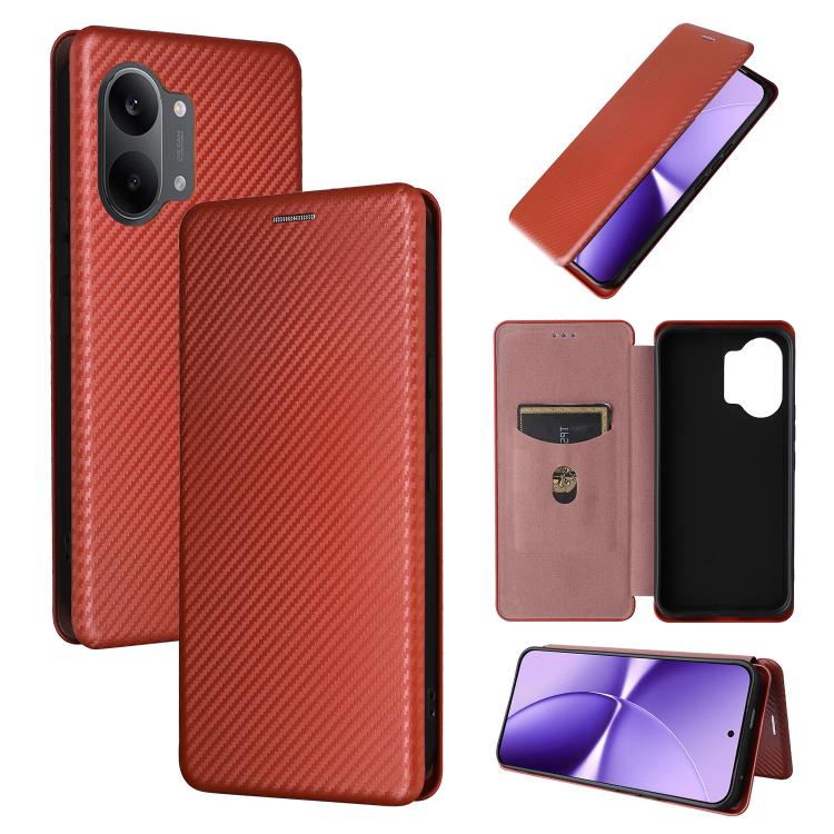 Carbon Fiber Texture Flip Leather Phone Case, For Redmi Turbo 5 Max 5G / Poco X8 Pro Max, For Redmi Turbo 5 5G / Poco X8 Pro, For Redmi Note 15 Pro+ 5G 163.3mm / Poco M8 Pro 5G, For Redmi Note 15 5G / 4G 164mm / Poco M8 5G                              ...
