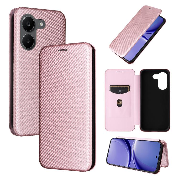 Carbon Fiber Texture Flip Leather Phone Case, For Redmi Turbo 5 Max 5G / Poco X8 Pro Max, For Redmi Turbo 5 5G / Poco X8 Pro, For Redmi Note 15 Pro+ 5G 163.3mm / Poco M8 Pro 5G, For Redmi Note 15 5G / 4G 164mm / Poco M8 5G                              ...
