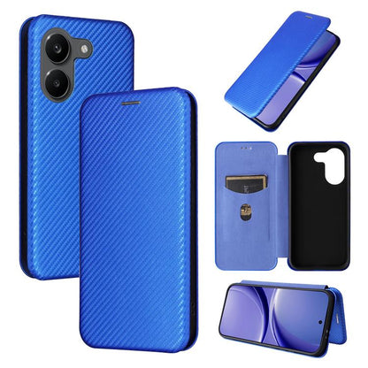Carbon Fiber Texture Flip Leather Phone Case, For Redmi Turbo 5 Max 5G / Poco X8 Pro Max, For Redmi Turbo 5 5G / Poco X8 Pro, For Redmi Note 15 Pro+ 5G 163.3mm / Poco M8 Pro 5G, For Redmi Note 15 5G / 4G 164mm / Poco M8 5G                              ...