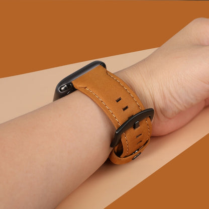 Genuine Leather Replacement Strap Watchband, For Apple Watch 5 & 4 40mm / 3 & 2 & 1 38mm
