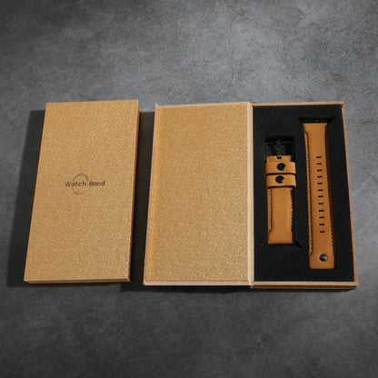 Genuine Leather Replacement Strap Watchband, For Apple Watch 5 & 4 40mm / 3 & 2 & 1 38mm