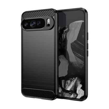Carbon Fiber Brushed Texture TPU Phone Case, For Google Pixel 11 Pro XL, For Google Pixel 11, For Google Pixel 11 Pro, For Google Pixel 10a, For Google Pixel 10 Pro XL, For Google Pixel 10 Pro, For Google Pixel 10, For Google Pixel 9a                  ...