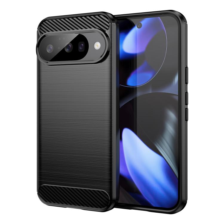 Carbon Fiber Brushed Texture TPU Phone Case, For Google Pixel 11 Pro XL, For Google Pixel 11, For Google Pixel 11 Pro, For Google Pixel 10a, For Google Pixel 10 Pro XL, For Google Pixel 10 Pro, For Google Pixel 10, For Google Pixel 9a                  ...