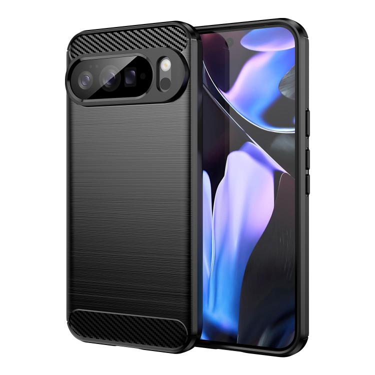 Carbon Fiber Brushed Texture TPU Phone Case, For Google Pixel 11 Pro XL, For Google Pixel 11, For Google Pixel 11 Pro, For Google Pixel 10a, For Google Pixel 10 Pro XL, For Google Pixel 10 Pro, For Google Pixel 10, For Google Pixel 9a                  ...