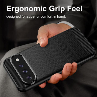 Carbon Fiber Brushed Texture TPU Phone Case, For Google Pixel 11 Pro XL, For Google Pixel 11, For Google Pixel 11 Pro, For Google Pixel 10a, For Google Pixel 10 Pro XL, For Google Pixel 10 Pro, For Google Pixel 10, For Google Pixel 9a                  ...