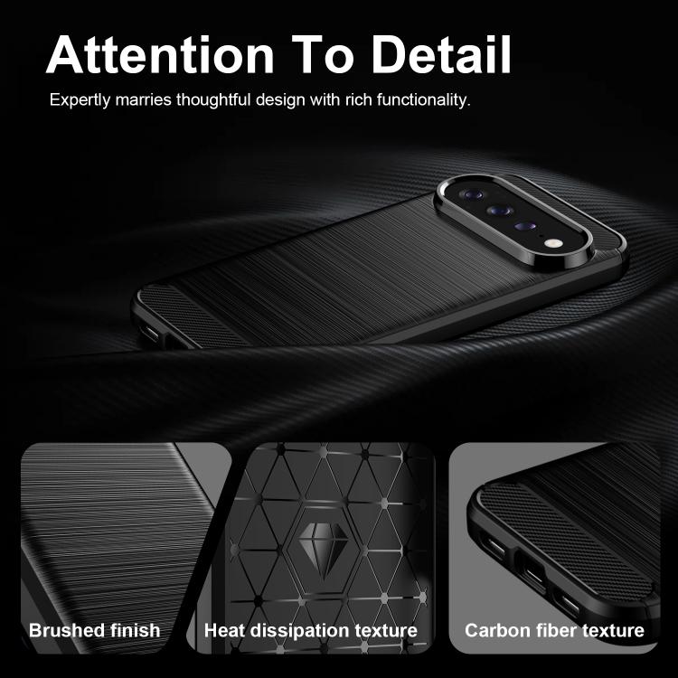 Carbon Fiber Brushed Texture TPU Phone Case, For Google Pixel 11 Pro XL, For Google Pixel 11, For Google Pixel 11 Pro, For Google Pixel 10a, For Google Pixel 10 Pro XL, For Google Pixel 10 Pro, For Google Pixel 10, For Google Pixel 9a                  ...