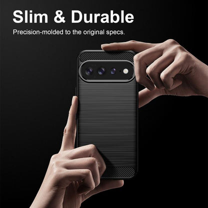 Carbon Fiber Brushed Texture TPU Phone Case, For Google Pixel 11 Pro XL, For Google Pixel 11, For Google Pixel 11 Pro, For Google Pixel 10a, For Google Pixel 10 Pro XL, For Google Pixel 10 Pro, For Google Pixel 10, For Google Pixel 9a                  ...