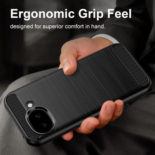 Carbon Fiber Brushed Texture TPU Phone Case, For Google Pixel 11a, For Google Pixel 11 Pro XL, For Google Pixel 11, For Google Pixel 11 Pro, For Google Pixel 10a, For Google Pixel 10 Pro XL, For Google Pixel 10 Pro, For Google Pixel 10                 ...