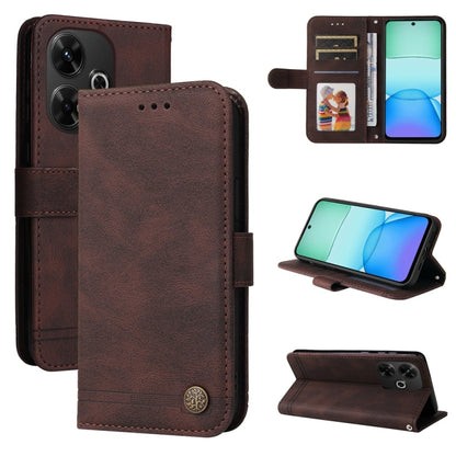 Skin Feel Life Tree Metal Button Leather Phone Case, For Redmi 14C 4G, For Redmi K70 Ultra, For Redmi 13 4G / Redmi Note 13R