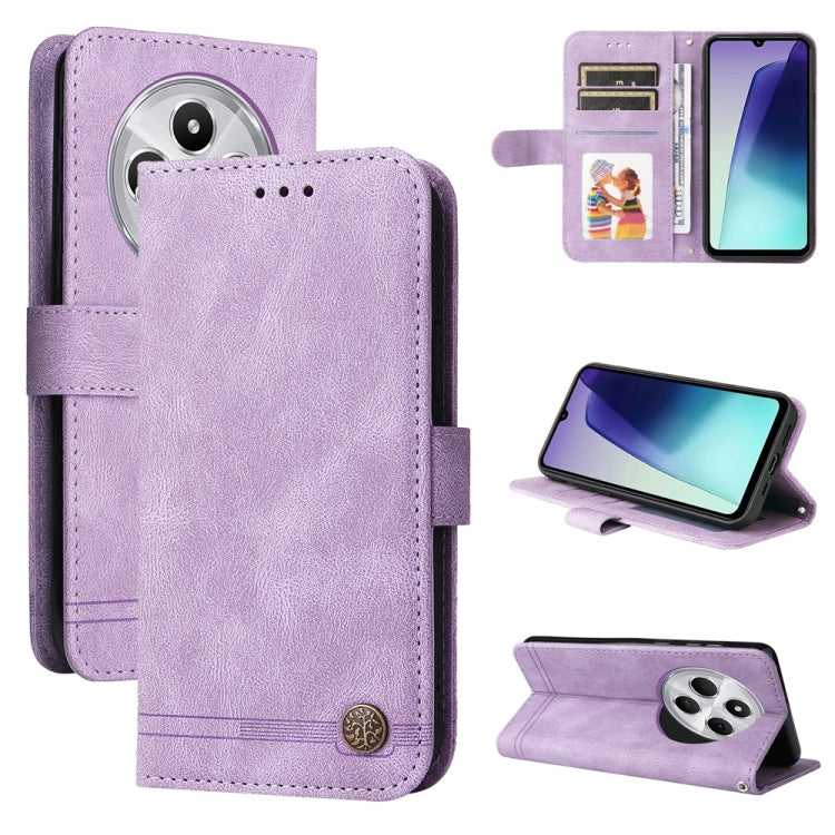Skin Feel Life Tree Metal Button Leather Phone Case, For Redmi Note 14 4G 163.25mm Global, For Redmi Note 14 5G, For Redmi Note 14 Pro 5G / Note 14 Pro+ 5G, For Redmi 14C 4G, For Redmi K70 Ultra, For Redmi 13 4G / Redmi Note 13R
