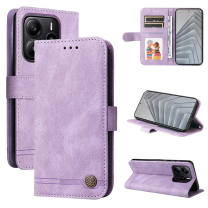 Skin Feel Life Tree Metal Button Leather Phone Case, For Redmi Note 14 4G 163.25mm Global, For Redmi Note 14 5G, For Redmi Note 14 Pro 5G / Note 14 Pro+ 5G, For Redmi 14C 4G, For Redmi K70 Ultra, For Redmi 13 4G / Redmi Note 13R