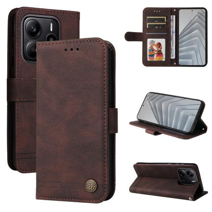 Skin Feel Life Tree Metal Button Leather Phone Case, For Redmi Note 14 4G 163.25mm Global, For Redmi Note 14 5G, For Redmi Note 14 Pro 5G / Note 14 Pro+ 5G, For Redmi 14C 4G, For Redmi K70 Ultra, For Redmi 13 4G / Redmi Note 13R