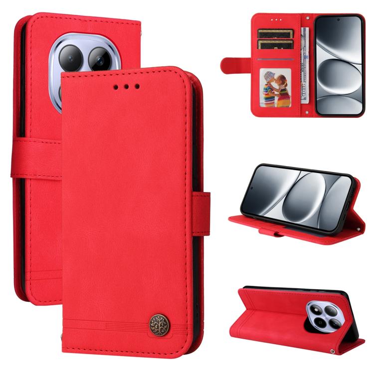 Skin Feel Life Tree Metal Button Leather Phone Case, For Redmi 15a 5G, For Redmi Turbo 5 Max 5G / Poco X8 Pro Max 5G, For Redmi Turbo 5 5G / Poco X8 Pro 5G, For Redmi Note 15 Pro+ 5G 163.3mm / Poco M8 Pro 5G                                             ...