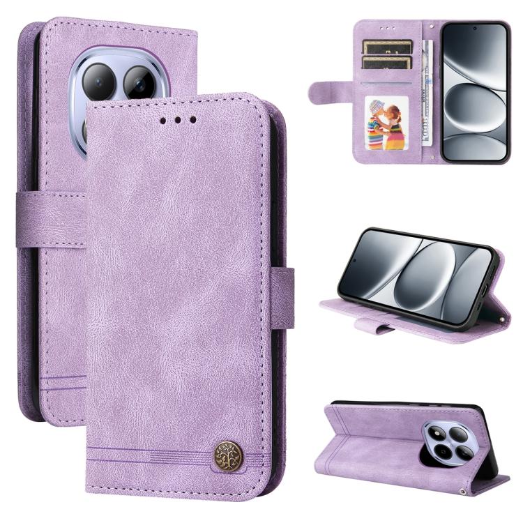 Skin Feel Life Tree Metal Button Leather Phone Case, For Redmi 15a 5G, For Redmi Turbo 5 Max 5G / Poco X8 Pro Max 5G, For Redmi Turbo 5 5G / Poco X8 Pro 5G, For Redmi Note 15 Pro+ 5G 163.3mm / Poco M8 Pro 5G                                             ...