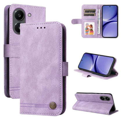 Skin Feel Life Tree Metal Button Leather Phone Case, For Redmi Note 17 5G / 4G Global 171mm, For Redmi Note 17 Pro+ 5G Global 163mm, For Redmi 17 5G / 4G Global 170mm, For Redmi 15a 5G, For Redmi Turbo 5 Max 5G / Poco X8 Pro Max 5G                     ...