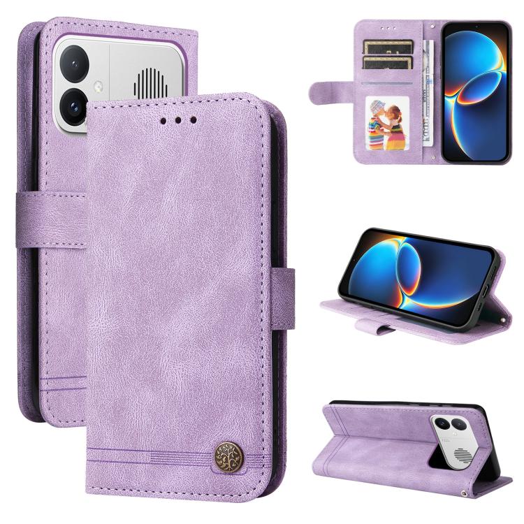 Skin Feel Life Tree Metal Button Leather Phone Case, For Redmi Note 17 5G / 4G Global 169.7mm, For Redmi 17C 5G, For Redmi Note 17 Pro+ 5G Global 163.4mm, For Redmi 17 5G / 4G Global 170mm, For Redmi K90 Max 5G / K90 Ultra 5G, For Redmi 15a 5G         ...