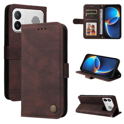 Skin Feel Life Tree Metal Button Leather Phone Case, For Redmi Note 17 5G / 4G Global 169.7mm, For Redmi 17C 5G, For Redmi Note 17 Pro+ 5G Global 163.4mm, For Redmi 17 5G / 4G Global 170mm, For Redmi K90 Max 5G / K90 Ultra 5G, For Redmi 15a 5G         ...