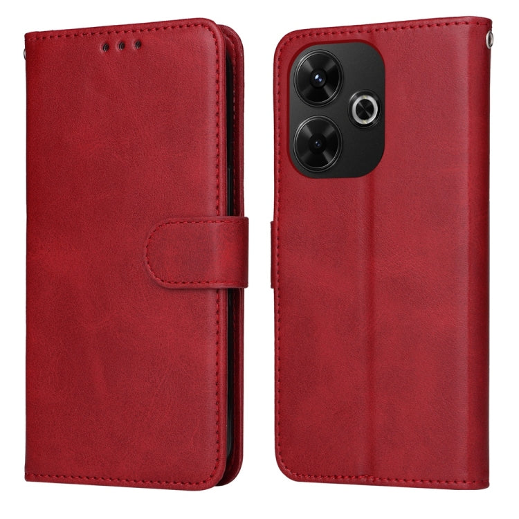 Classic Calf Texture Flip Leather Phone Case, For Redmi Note 14 4G 163.25mm Global, For Redmi Note 14 5G, For Redmi Note 14 Pro 5G / Note 14 Pro+ 5G, For Redmi 14C 4G, For Redmi K70 Ultra, For Redmi 13 4G / Note 13R