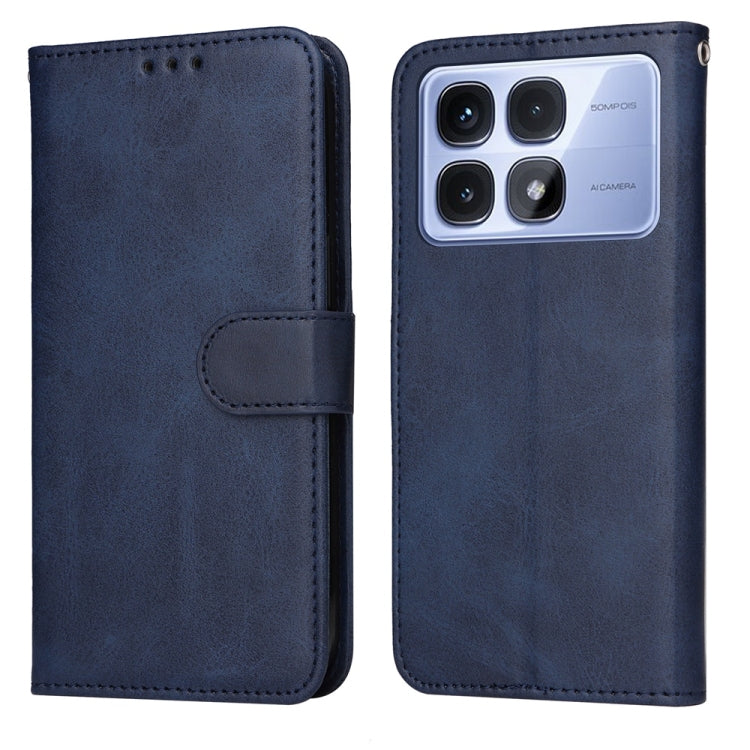 Classic Calf Texture Flip Leather Phone Case, For Redmi Note 14 4G 163.25mm Global, For Redmi Note 14 5G, For Redmi Note 14 Pro 5G / Note 14 Pro+ 5G, For Redmi 14C 4G, For Redmi K70 Ultra, For Redmi 13 4G / Note 13R