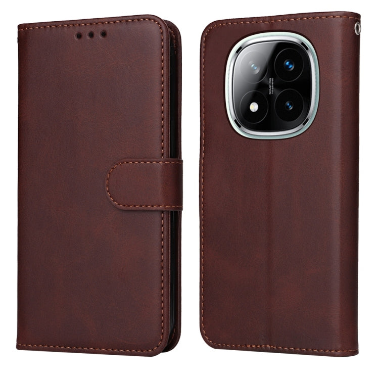 Classic Calf Texture Flip Leather Phone Case, For Redmi Note 14 4G 163.25mm Global, For Redmi Note 14 5G, For Redmi Note 14 Pro 5G / Note 14 Pro+ 5G, For Redmi 14C 4G, For Redmi K70 Ultra, For Redmi 13 4G / Note 13R
