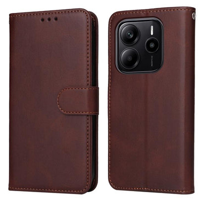 Classic Calf Texture Flip Leather Phone Case, For Redmi Turbo 4 / Xiaomi Poco X7 Pro, For Redmi K80 Pro, For Redmi K80, For Redmi Note 14 4G 163.25mm Global, For Redmi Note 14 5G, For Redmi Note 14 Pro 5G / Note 14 Pro+ 5G, For Redmi 14C 4G            ...