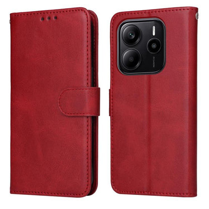 Classic Calf Texture Flip Leather Phone Case, For Redmi Turbo 4 / Xiaomi Poco X7 Pro, For Redmi K80 Pro, For Redmi K80, For Redmi Note 14 4G 163.25mm Global, For Redmi Note 14 5G, For Redmi Note 14 Pro 5G / Note 14 Pro+ 5G, For Redmi 14C 4G            ...