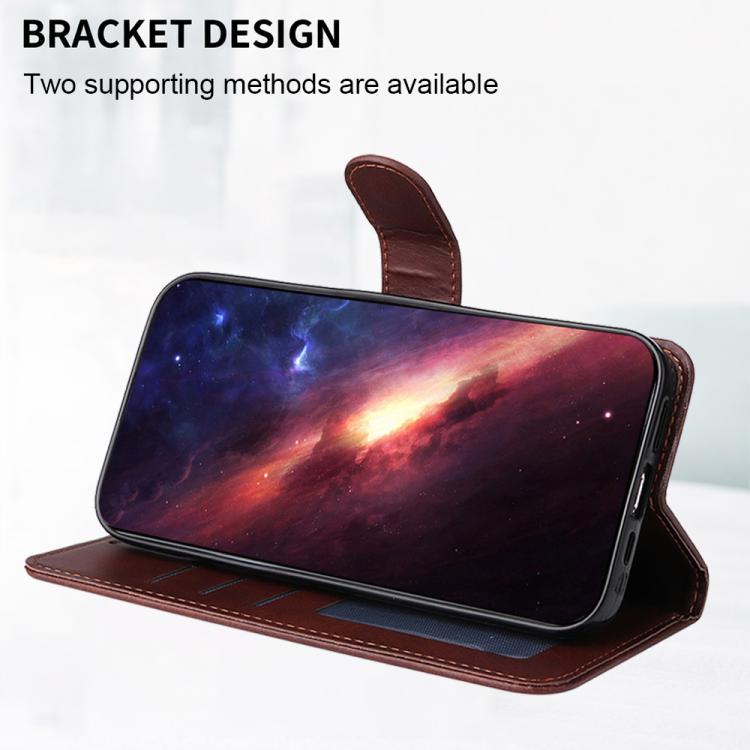 Classic Calf Texture Flip Leather Phone Case, For Redmi Note 17 5G / 4G Global 171mm, For Redmi Note 17 Pro+ 5G Global 163mm, For Redmi 17 5G / 4G Global 170mm, For Redmi 15a 5G, For Redmi Turbo 5 Max 5G / Poco X8 Pro Max 5G                            ...