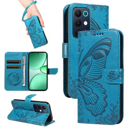 Swallowtail Butterfly Embossed Leather Phone Case, For Realme C85 5G/15X 5G India, For Realme C85 Pro 4G, For Realme 15T 5G, For Realme C71 4G India, For Realme 15 5G, For Realme 14x 5G, For Realme C63 / C61 Global