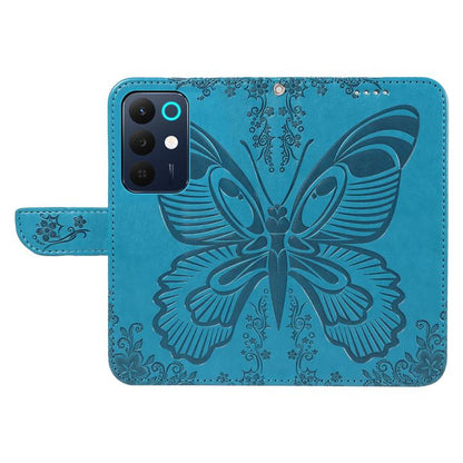 Swallowtail Butterfly Embossed Leather Phone Case, For Realme C85 5G/15X 5G India, For Realme C85 Pro 4G, For Realme 15T 5G, For Realme C71 4G India, For Realme 15 5G, For Realme 14x 5G, For Realme C63 / C61 Global