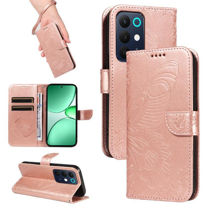 Swallowtail Butterfly Embossed Leather Phone Case, For Realme C85 5G/15X 5G India, For Realme C85 Pro 4G, For Realme 15T 5G, For Realme C71 4G India, For Realme 15 5G, For Realme 14x 5G, For Realme C63 / C61 Global