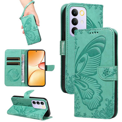 Swallowtail Butterfly Embossed Leather Phone Case, For Realme C85 5G/15X 5G India, For Realme C85 Pro 4G, For Realme 15T 5G, For Realme C71 4G India, For Realme 15 5G, For Realme 14x 5G, For Realme C63 / C61 Global