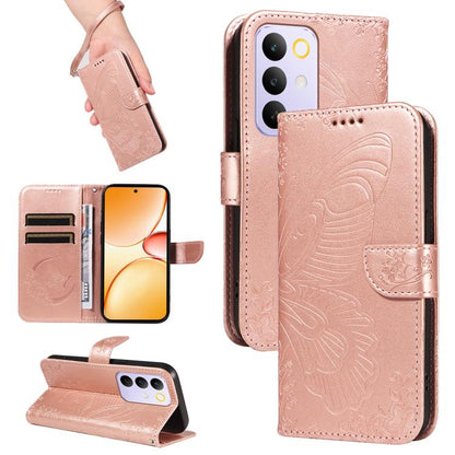 Swallowtail Butterfly Embossed Leather Phone Case, For Realme C85 5G/15X 5G India, For Realme C85 Pro 4G, For Realme 15T 5G, For Realme C71 4G India, For Realme 15 5G, For Realme 14x 5G, For Realme C63 / C61 Global