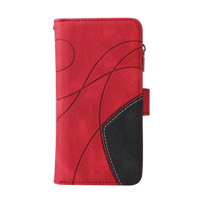 Dual-color 9 Card Slots Zipper Wallet Leather Phone Case, For iPhone 17e / 16e, For iPhone 17 Pro Max, For iPhone 17 Pro, For iPhone 17, For iPhone Air, For iPhone 16 Pro Max, For iPhone 16 Pro, For iPhone 16 Plus, For iPhone 16