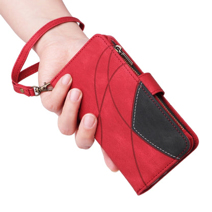 Dual-color 9 Card Slots Zipper Wallet Leather Phone Case, For iPhone 17e / 16e, For iPhone 17 Pro Max, For iPhone 17 Pro, For iPhone 17, For iPhone Air, For iPhone 16 Pro Max, For iPhone 16 Pro, For iPhone 16 Plus, For iPhone 16