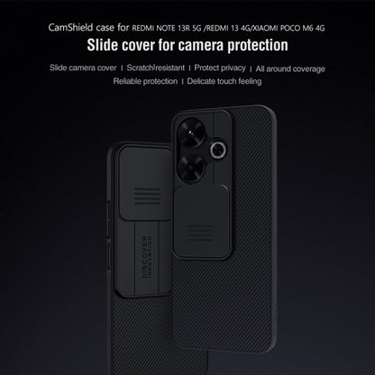 NILLKIN Black Mirror Series Camshield PC Phone Case, For Xiaomi Poco M6 4G