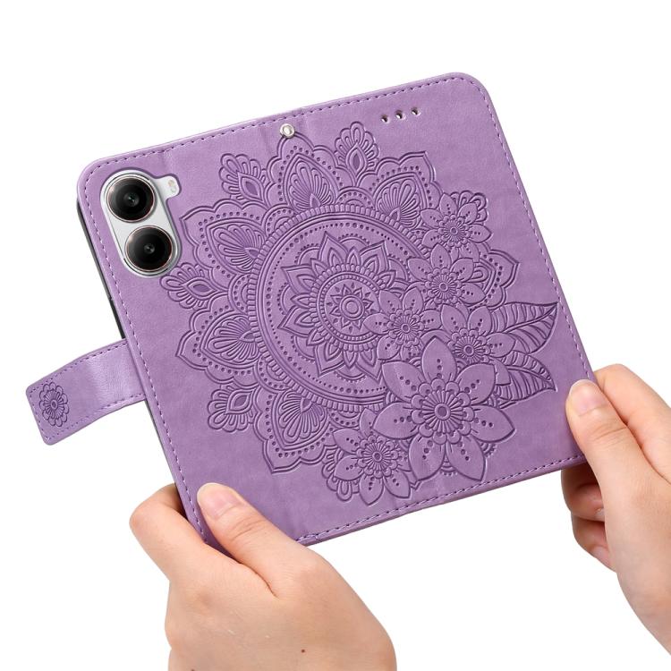 Seven-petal Flowers Embossing Leather Phone Case, For Redmi Turbo 4 / Xiaomi Poco X7 Pro, For Redmi K80 Pro, For Redmi K80, For Redmi Note 14 4G 163.25mm Global, For Redmi Note 14 5G, For Redmi Note 14 Pro 5G / Note 14 Pro+ 5G, For Redmi 14C 4G        ...