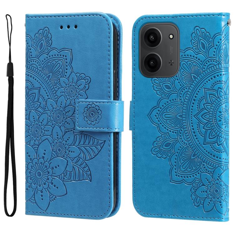Seven-petal Flowers Embossing Leather Phone Case, For Redmi 15a 5G, For Redmi Turbo 5 Max 5G / Poco X8 Pro Max 5G, For Redmi Turbo 5 5G / Poco X8 Pro 5G, For Redmi Note 15 Pro+ 5G 163.3mm / Poco M8 Pro 5G                                                ...
