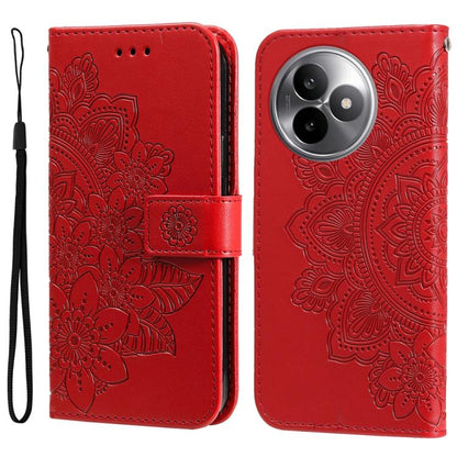Seven-petal Flowers Embossing Leather Phone Case, For Redmi 15a 5G, For Redmi Turbo 5 Max 5G / Poco X8 Pro Max 5G, For Redmi Turbo 5 5G / Poco X8 Pro 5G, For Redmi Note 15 Pro+ 5G 163.3mm / Poco M8 Pro 5G                                                ...