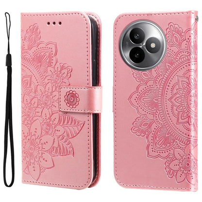 Seven-petal Flowers Embossing Leather Phone Case, For Redmi 15a 5G, For Redmi Turbo 5 Max 5G / Poco X8 Pro Max 5G, For Redmi Turbo 5 5G / Poco X8 Pro 5G, For Redmi Note 15 Pro+ 5G 163.3mm / Poco M8 Pro 5G                                                ...