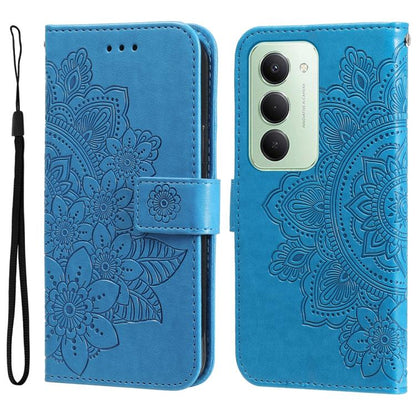 Seven-petal Flowers Embossing Leather Phone Case, For Redmi 15a 5G, For Redmi Turbo 5 Max 5G / Poco X8 Pro Max 5G, For Redmi Turbo 5 5G / Poco X8 Pro 5G, For Redmi Note 15 Pro+ 5G 163.3mm / Poco M8 Pro 5G                                                ...