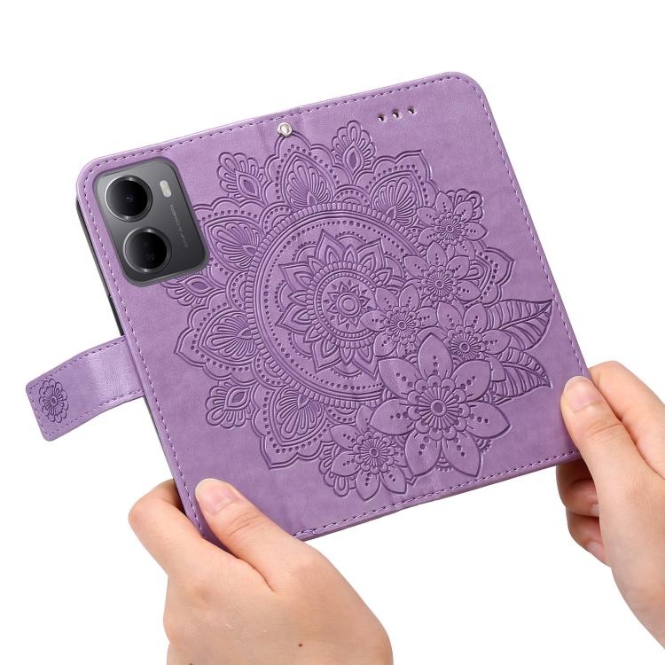 Seven-petal Flowers Embossing Leather Phone Case, For Redmi 15a 5G, For Redmi Turbo 5 Max 5G / Poco X8 Pro Max 5G, For Redmi Turbo 5 5G / Poco X8 Pro 5G, For Redmi Note 15 Pro+ 5G 163.3mm / Poco M8 Pro 5G                                                ...
