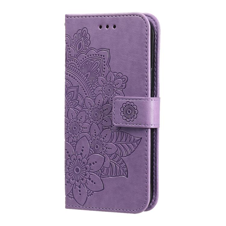 Seven-petal Flowers Embossing Leather Phone Case, For Redmi Note 17 5G / 4G Global 171mm, For Redmi Note 17 Pro+ 5G Global 163mm, For Redmi 17 5G / 4G Global 170mm, For Redmi 15a 5G, For Redmi Turbo 5 Max 5G / Poco X8 Pro Max 5G                        ...